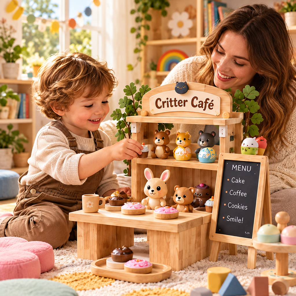 mypawvoi® Critter Café Pretend Play Set