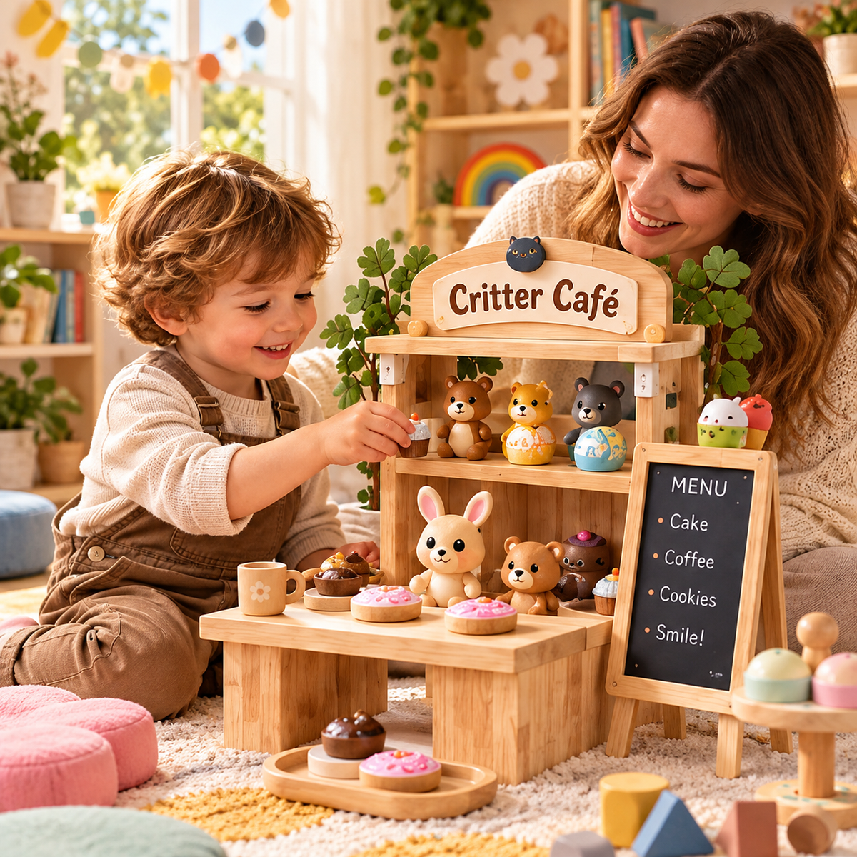 mypawvoi® Critter Café Pretend Play Set