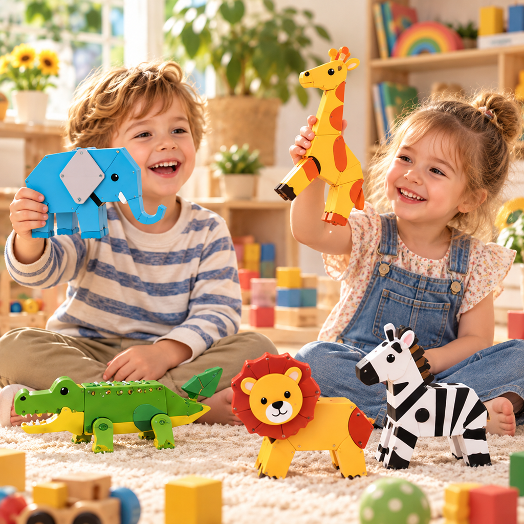 mypawvoi® ShapeSafari™ Magnetic Animal Puzzle