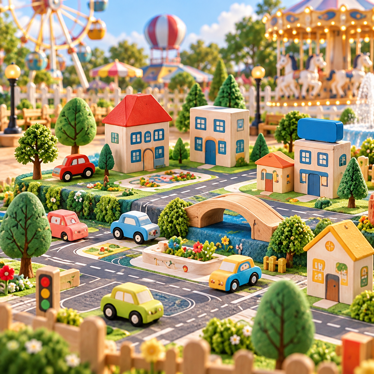 mypawvoi® Tiny Town Anywhere Play Mat