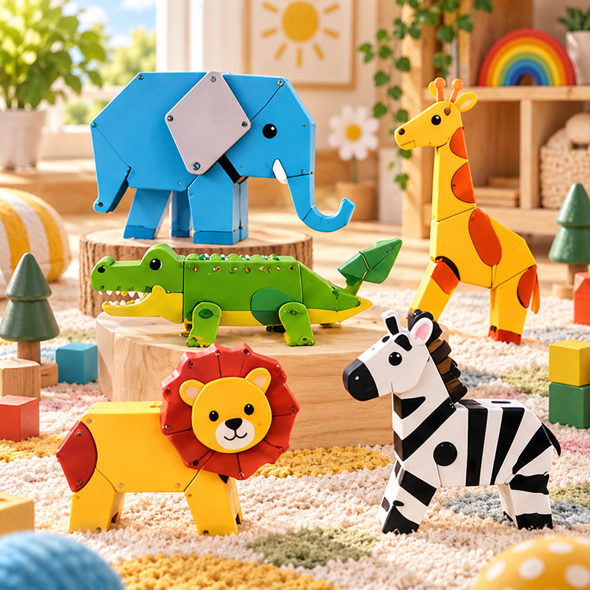 mypawvoi® ShapeSafari™ Magnetic Animal Puzzle