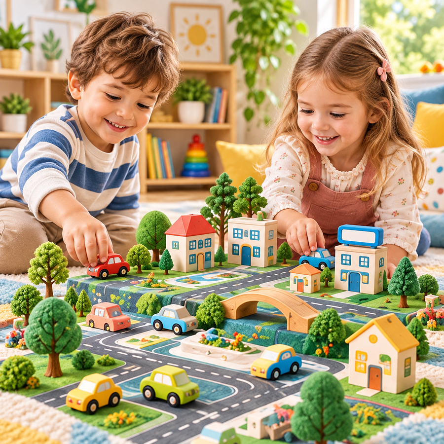 mypawvoi® Tiny Town Anywhere Play Mat