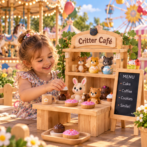 mypawvoi® Critter Café Pretend Play Set