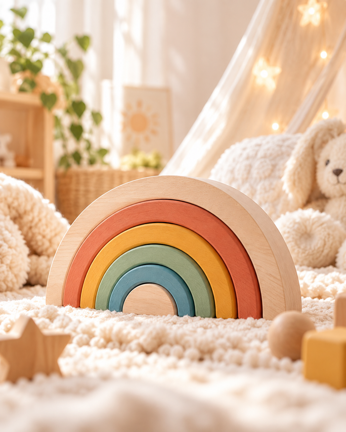 Colorful play scene