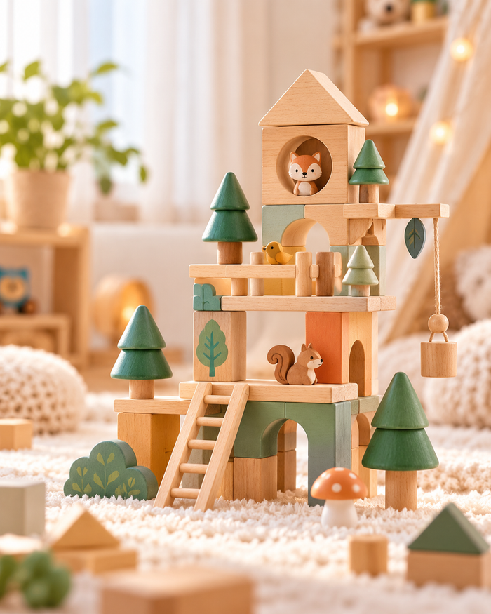 Imaginative toy scene